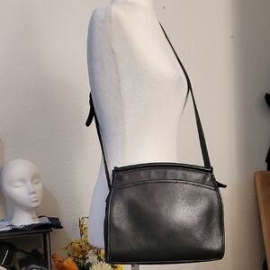 Sleek Black Crossbody Bag